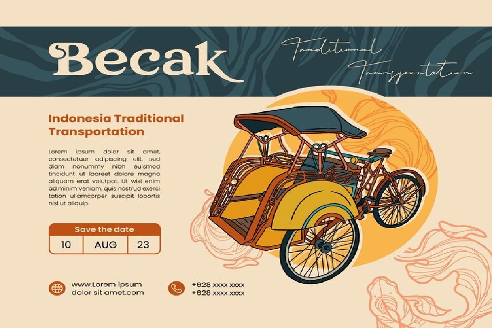 Tukang Becak Bakal Diwajibkan Mengurus SPT, STNK hingga Kelengkapan Becak, Ini Tujuannya
