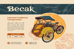 Tukang Becak Bakal Diwajibkan Mengurus SPT, STNK hingga Kelengkapan Becak, Ini Tujuannya