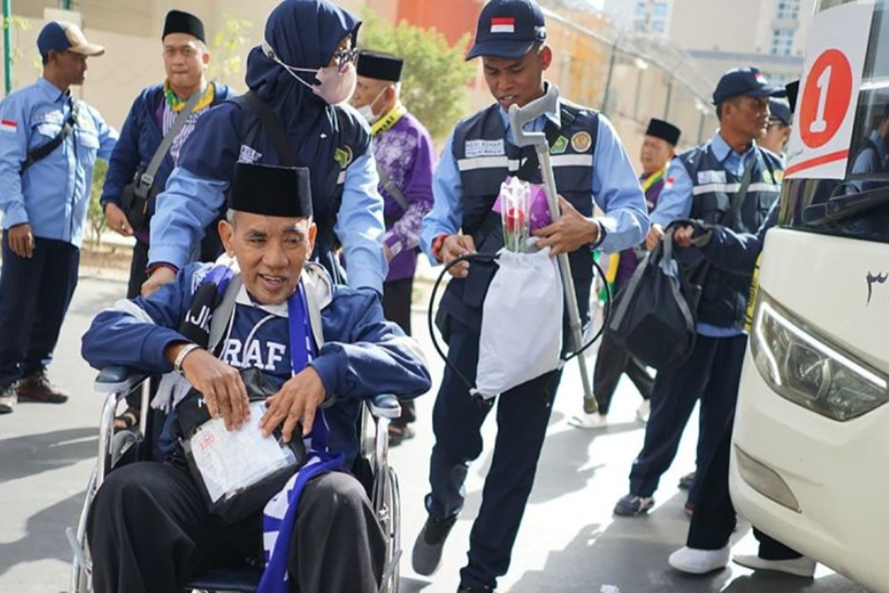 Ribuan Jemaah Calon Haji Lansia Tiba di Madinah