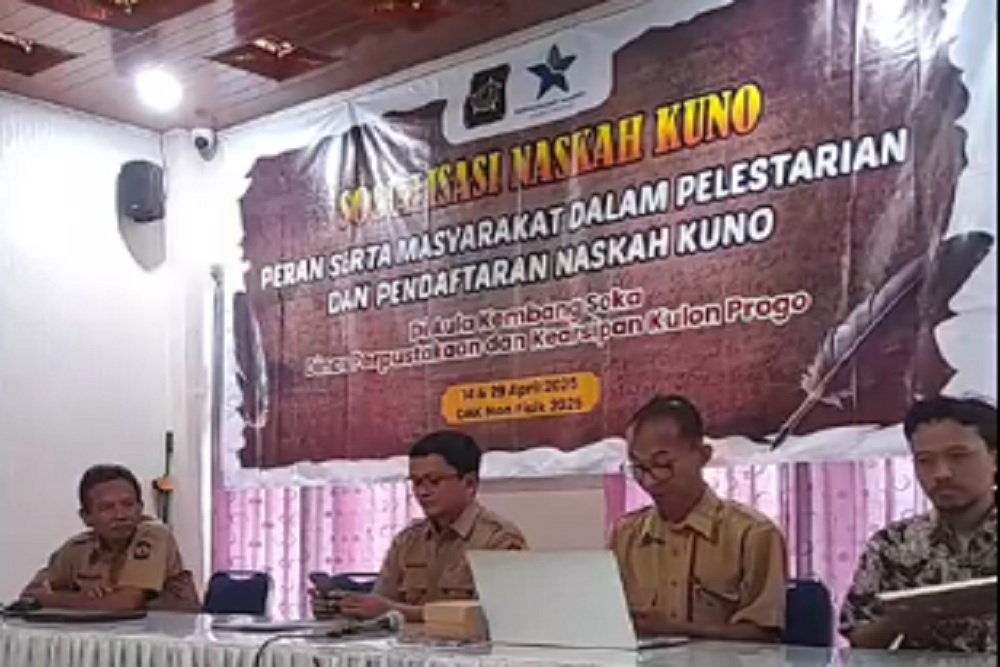 Ajak Lurah dan Panewu, Pemkab Kulonprogo Gencarkan Inventarisasi Naskah Kuno