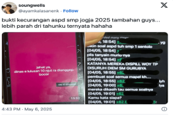 Disdikpora Kota Jogja Selidiki Terkait Viralnya Dugaan Kebocoran ASPD SMP