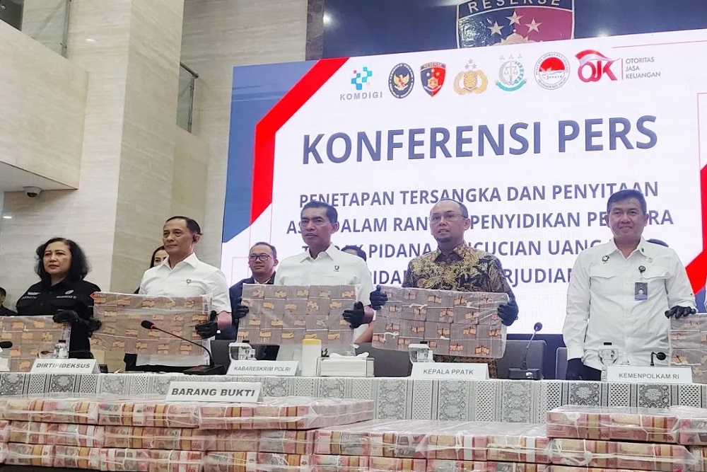 Polisi Tetapkan 2 Tersangka TPPU Judi Online dan Sita Rp530 Miliar