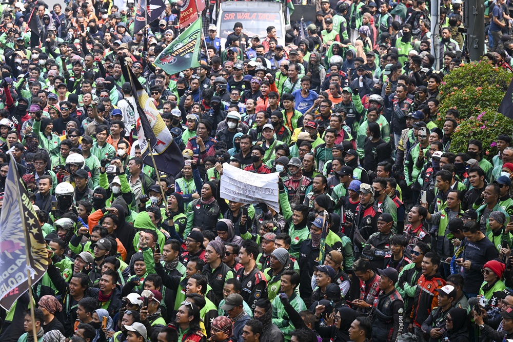 1,7 Juta Pengemudi Ojol Belum Punya Jaminan Sosial Ketenagakerjaan