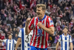 Hasil Pertandingan Atletico Madrid Vs Real Sociedad, Alexander Sorloth Borong 4 Gol Dalam Kurun 30 Menit