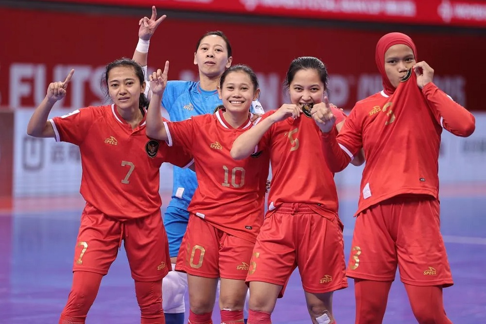 Kalah dari China 0-6, Indonesia Gagal ke Semifinal Piala Asia Futsal Putri 2025