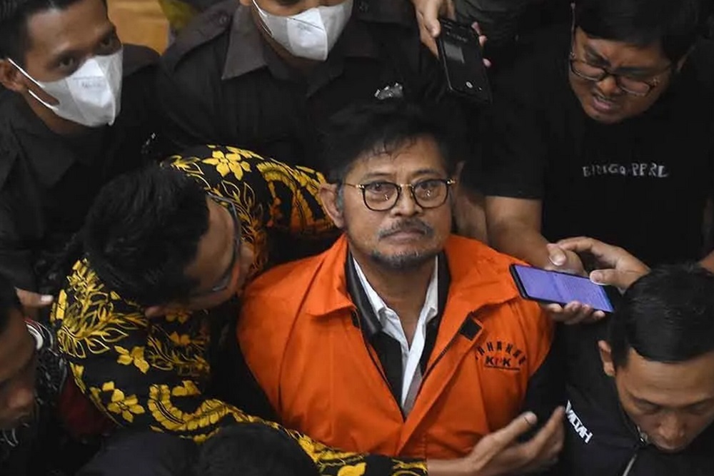 Eks Mentan Syahrul Yasin Limpo Dijebloskan ke Lapas Sukamiskin