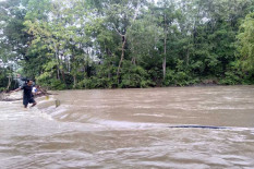 Dampak Banjir di Sleman, Sejumlah Rumah hingga Jalan Terendam Banjir, Motor dan Sepeda Ikut Hanyut