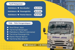 Jadwal Angkutan KSPN Malioboro ke Pantai Baron Gunungkidul PP Minggu 18 Mei 2025, Harga Tiket Rp26 Ribu