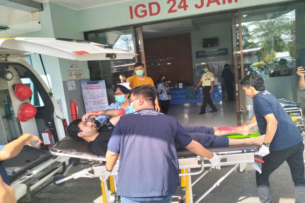 Antisipasi Gempa Bumi Megathrust, RS Santa Elisabeth Gelar Simulasi Penanganan Korban di IGD