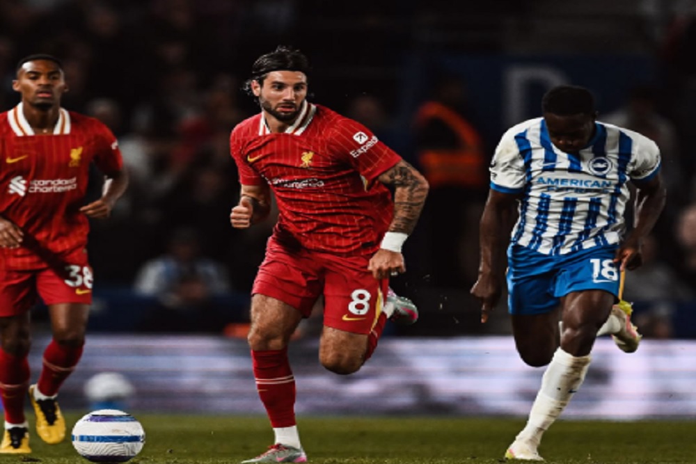 Hasil Brighton vs Liverpool, Skor 3-2, The Reds Kalah Lagi