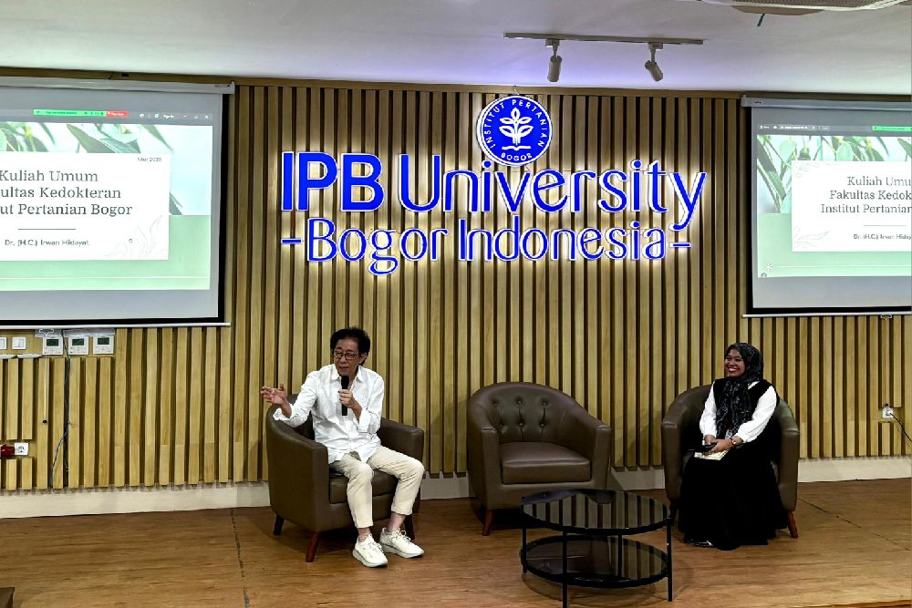 Irwan Hidayat Bicara Peran Obat Herbal di FK IPB, Dorong Kolaborasi Dunia Kedokteran dan Industri