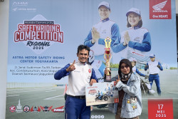 Komunitas Motor Honda Yogyakarta, Kedu dan Banyumas Unjuk Gigi di Kompetisi Safety Riding Regional 2025