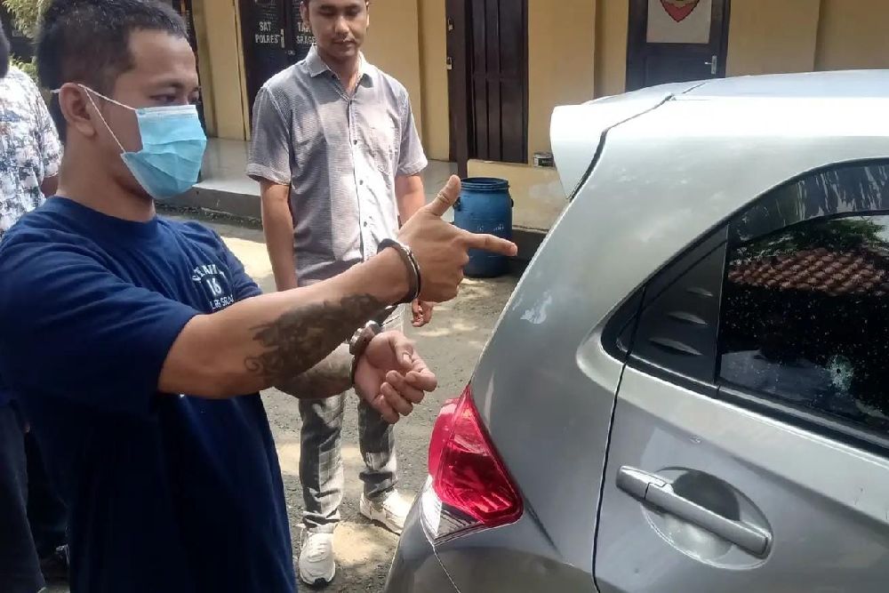 Gegara Tidak Dilayani LC, Pemuda di Sragen Tembak Mobil Pemandu Lagu Menggunakan Airsoft