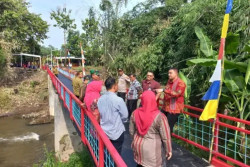 Hanyut Diterjang Banjir, Jembatan Perbatasan Klaten-Sukoharjo Selesai Dibangun
