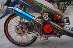 Polisi Tilang 22 Motor Berknalpot Brong Saat Razia Konvoi Pesilat di Sragen