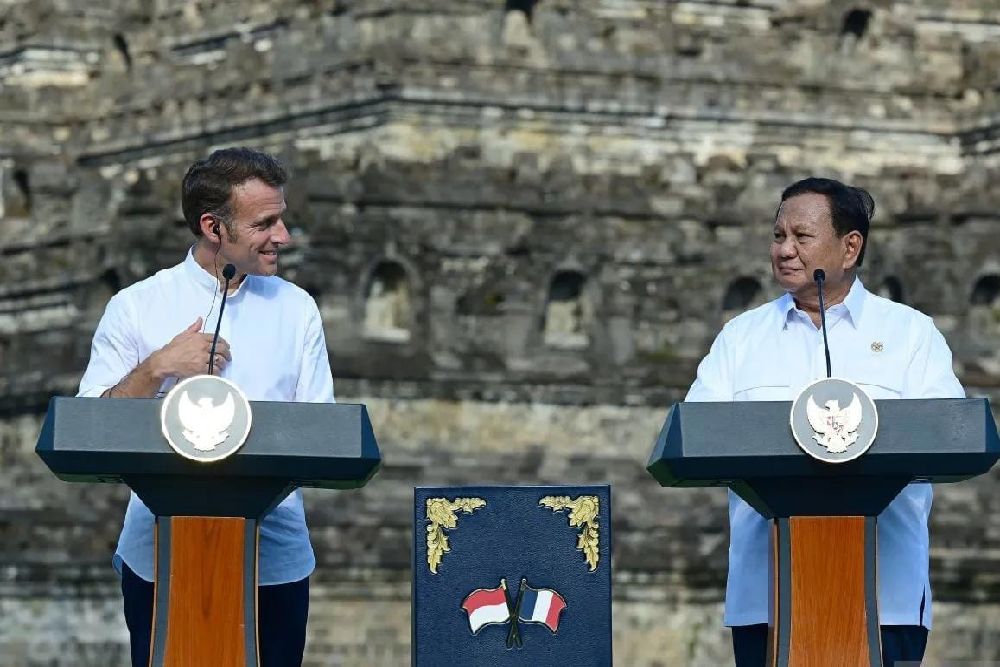 Di Borobudur, Indonesia dan Prancis Teken Kerja Sama di Bidang Kebudayaan