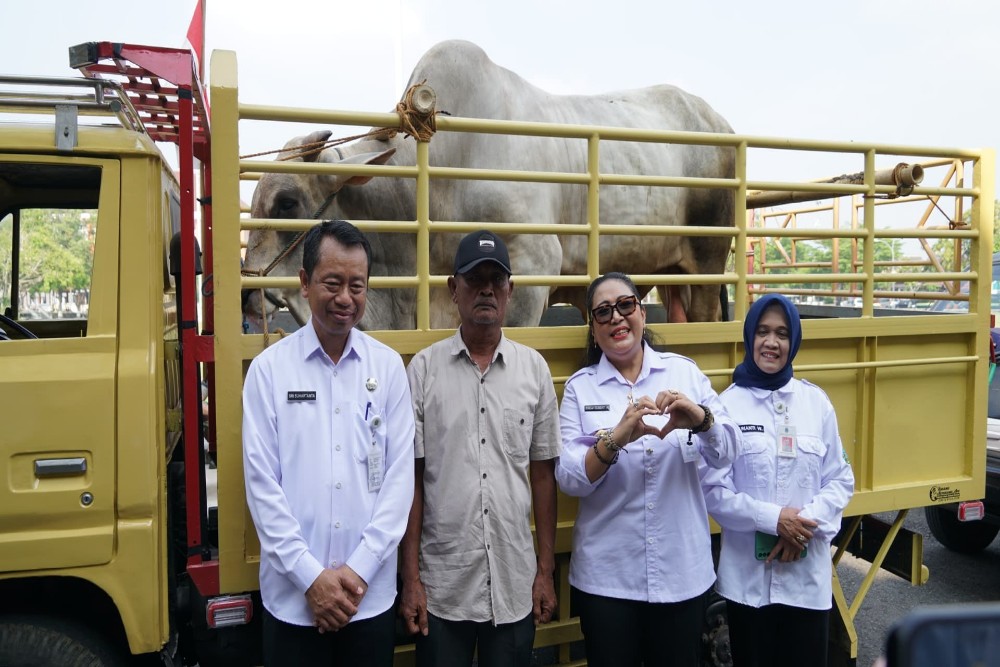 Pemkab Gunungkidul Salurkan Hewan Kurban Iduladha 2025