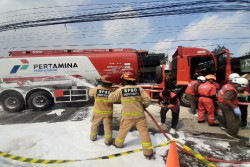Kebakaran Truk Tangki BBM di Jalan Wates Jogja, Begini Simulasi Aksi Kedaruratan yang Dilakukan Pertamina Patra Logistik