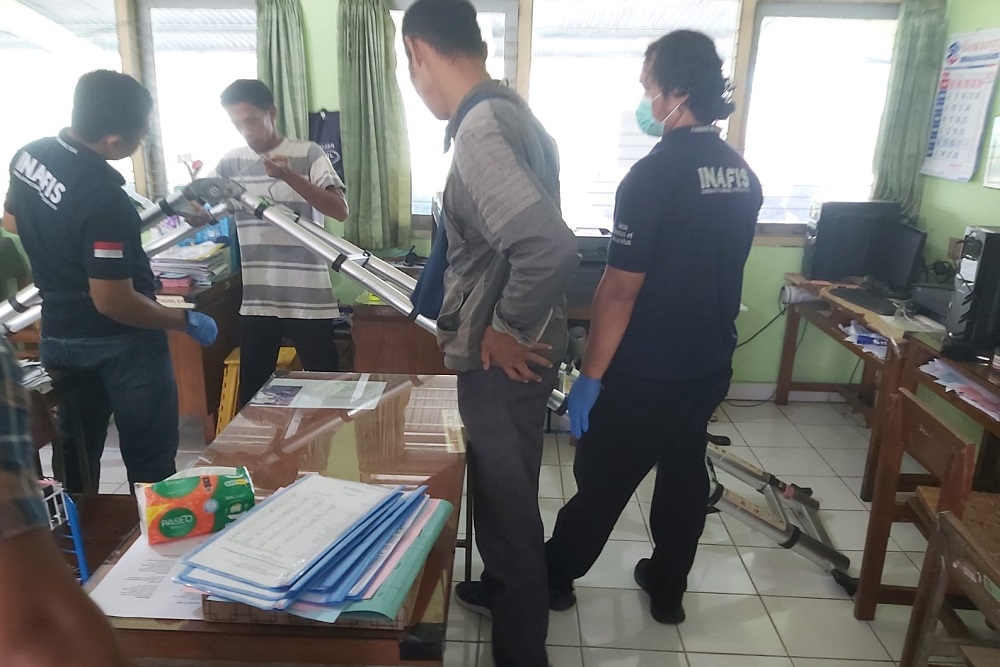 SMPN 3 Pandak Bantul Dibobol Maling, TV hingga Uang Tunai Raib