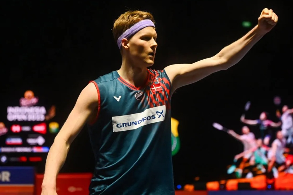 Semifinal Tunggal Putra Indonesia Open 2025, Atlet Denmark Kalahkan China