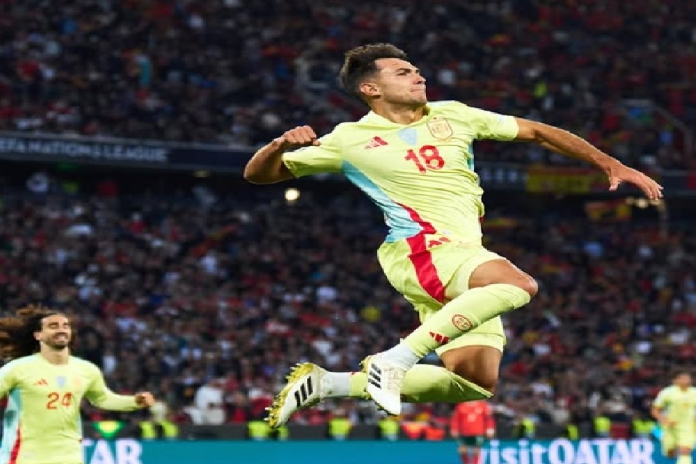 Babak Pertama, Spanyol Unggul 2-1 Atas Portugal