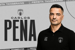 Persita Tangerang Tunjuk Carlos Pena Jadi Pelatih Kepala