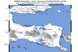 Gempa Tektonik Magnitudo 3,7 Dirasakan di Situbondo Jawa Timur Hari Ini, Satu Rumah Warga Rusak