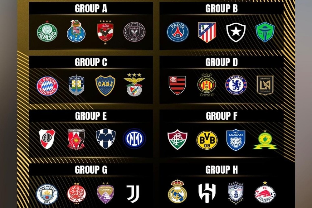 Daftar Grup Piala Dunia Antarklub 2025: Klub Lionel Messi Grup A, PSG Grup B, Madrid Grup H dan Man City Grup G