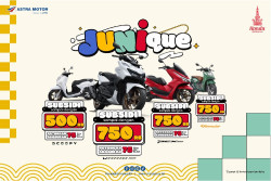 Promo JUNIQUE Dari Astra Motor Yogyakarta Segarkan Pertengahan Tahun Pecinta Sepeda Motor Honda