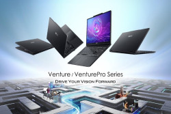 Seri MSI Venture dan VenturePro Kini Tersedia Performa Kuat Dipadu dengan Portabilitas