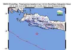 Gempa Bumi Magnitudo 4,9 Guncang Wilayah Garut Hari Ini
