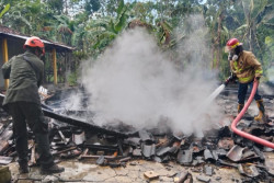 Sebuah Rumah di Semin Gunungkidul Ludes Terbakar, Kerugian Mencapai Rp100 Juta