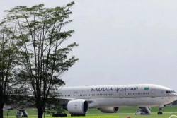 Lagi, Diduga Terima Ancaman Bom, Pesawat Saudi Airlines Kembali Mendarat Darurat di Kualanamu Medan
