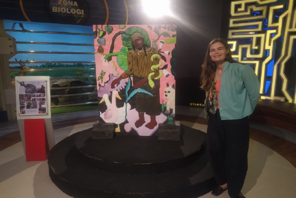 Franziska Fennert Pamerkan Karya Seni Daur Ulang Plastik
