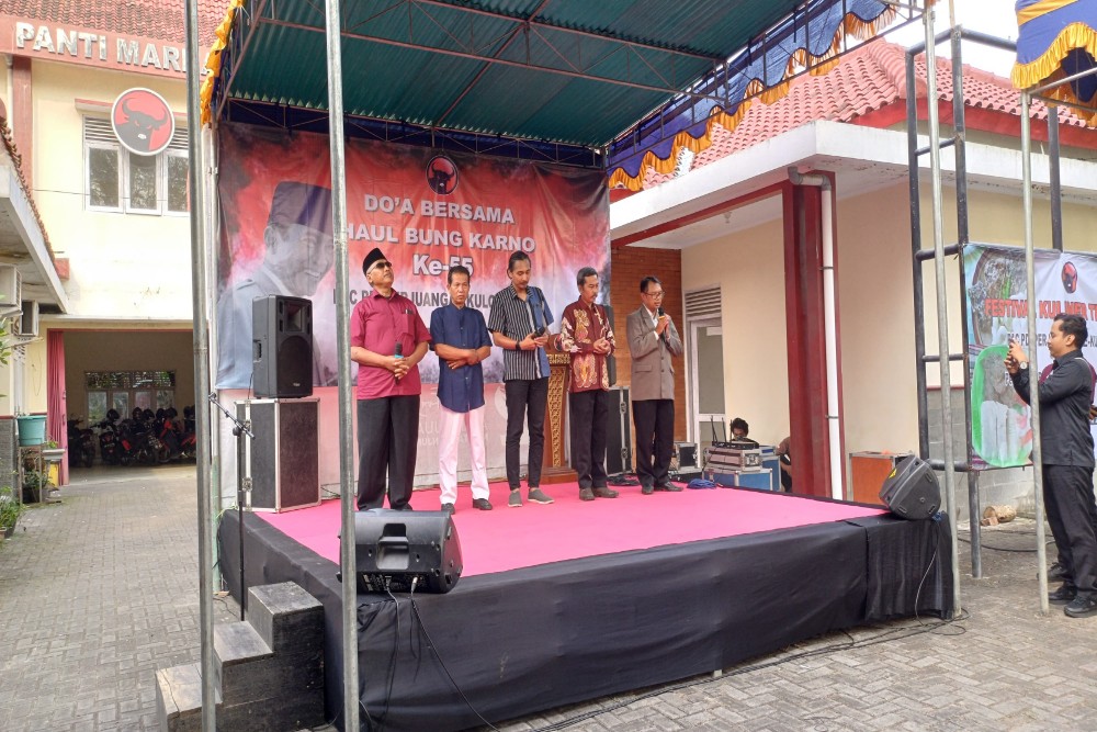 PDIP Kulonprogo Peringati Haul Bung Karno ke-55 dengan Beragam Kegiatan