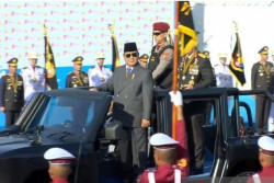 Presiden Prabowo Jadi Inspektur Upacara HUT Ke-79 Bhayangkara