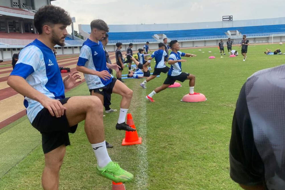 Direkrut PSIM Jogja, Corfe dan Rahmatsho Langsung Ikut Latihan Perdana di Stadion Mandala Krida