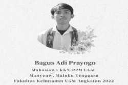 Bagus Adi Prayogo, Korban Meninggal Kapal Tenggelam KKN-PPM UGM Dikenal Sosok Mahasiswa Berprestasi dan Peduli Lingkungan