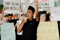 Dari Titik Nol Km Jogja, Mahasiswa Unisa Yogyakarta Suarakan Penolakan Judi Online