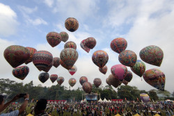 36 Balon Udara Meriahkan Java Ballon Atraction 2025 di Wonosobo