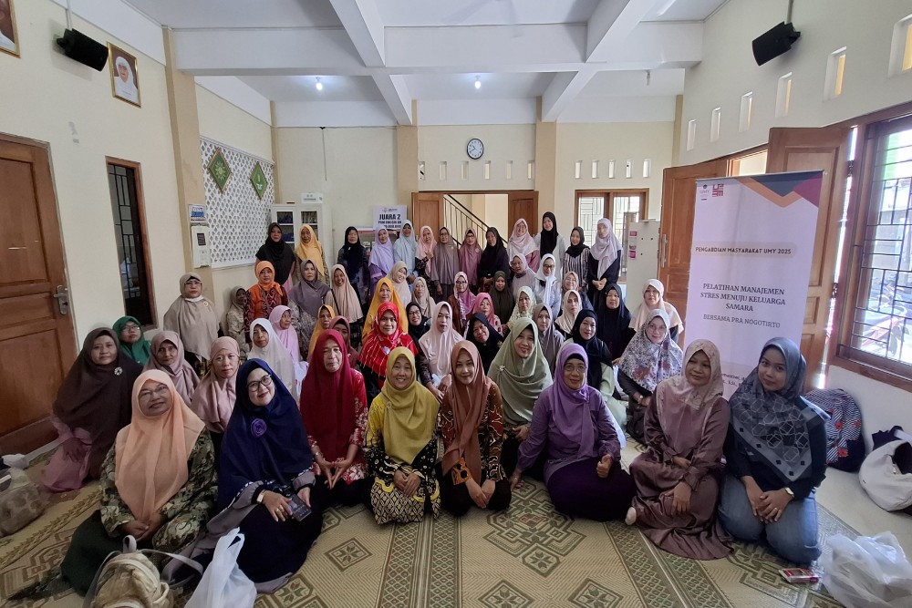 UMY Gelar Edukasi Masyarakat Terkait Manajemen Stres dalam Keluarga di Nogotirto