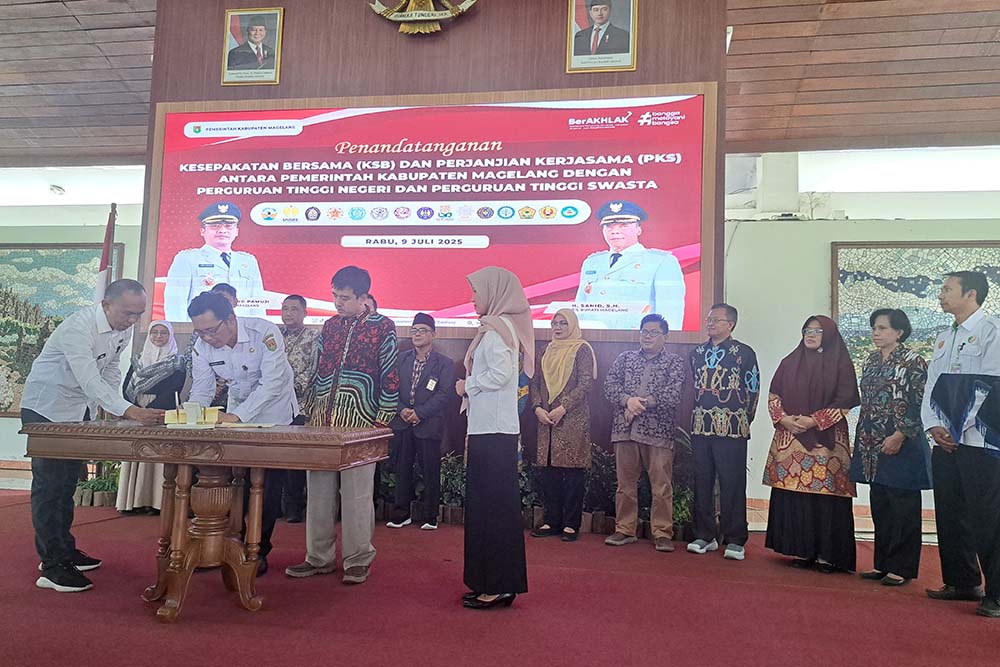 Pemkab Magelang Jalin Kerjasama dengan 14 Kampus, Siapkan Beasiswa untuk Ratusan Mahasiswa