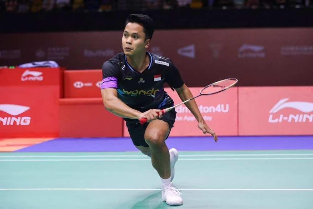 Comeback Antony Ginting Berakhir Pahit,  Langsung Ditekuk 2 Set Oleh Kodai Naraoka di Babak Pertama Japan Open 2025