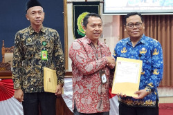 KPU Bantul Launching Buku Potret Sosdiklih Parmas dan SDM Pemilihan Bupati dan Wakil Bupati 20242024