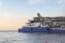 KM Barcelona Terbakar, TNI AL Pastikan Semua Penumpang Sudah Dievakuasi