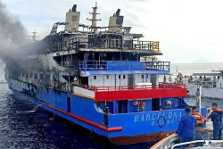 Penyebab KM Barcelona Terbakar Diduga Akibat Ledakan di Ruang Mesin Kapal
