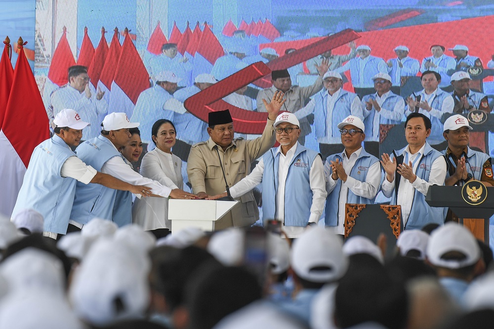 Persemian Koperasi Desa Merah Putih, Prabowo Yakin Tengkulak dan Rentenir Bisa Dibasmi
