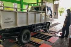 Di Jogja, Belasan Kendaraan Angkutan Barang dan Penumpang Telat Uji KIR