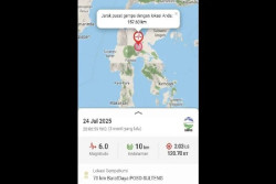 Gempa Magnitudo 6,0 Guncang Wilayah Poso Malam Ini