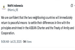 Kemlu Indonesia Yakin Thailand-Kamboja Selesaikan Konflik dengan Cara Damai